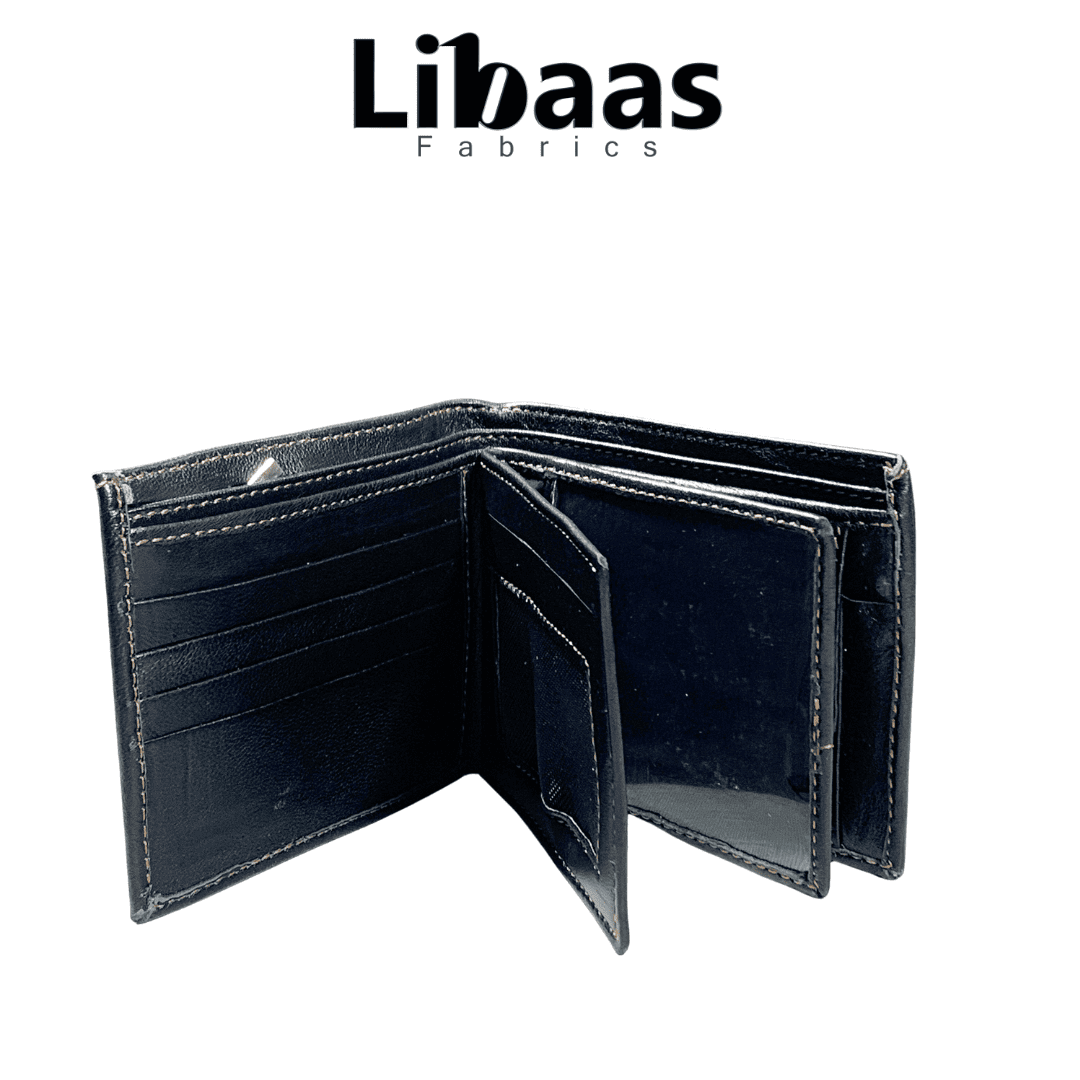 Sheep Leather Wallet Collection – Dark Brown - Libaas Fabrics