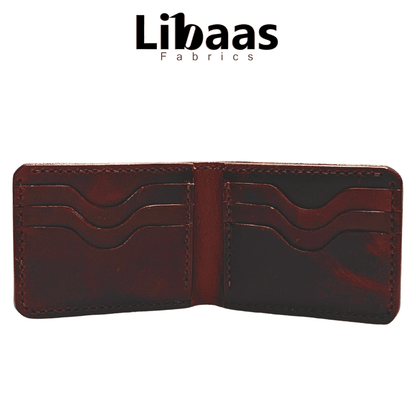 Signature Leather Wallet – Hand Made - Libaas Fabrics