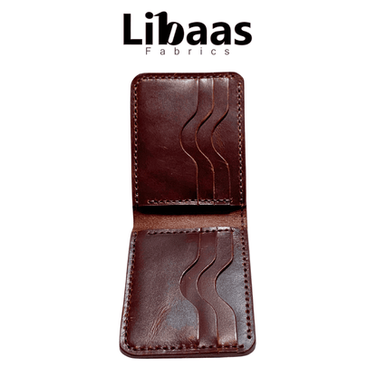 Signature Leather Wallet – Hand Made - Libaas Fabrics