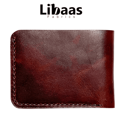Signature Leather Wallet – Hand Made - Libaas Fabrics