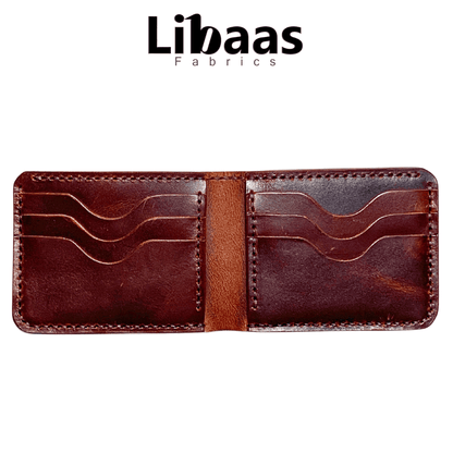 Signature Leather Wallet – Hand Made - Libaas Fabrics