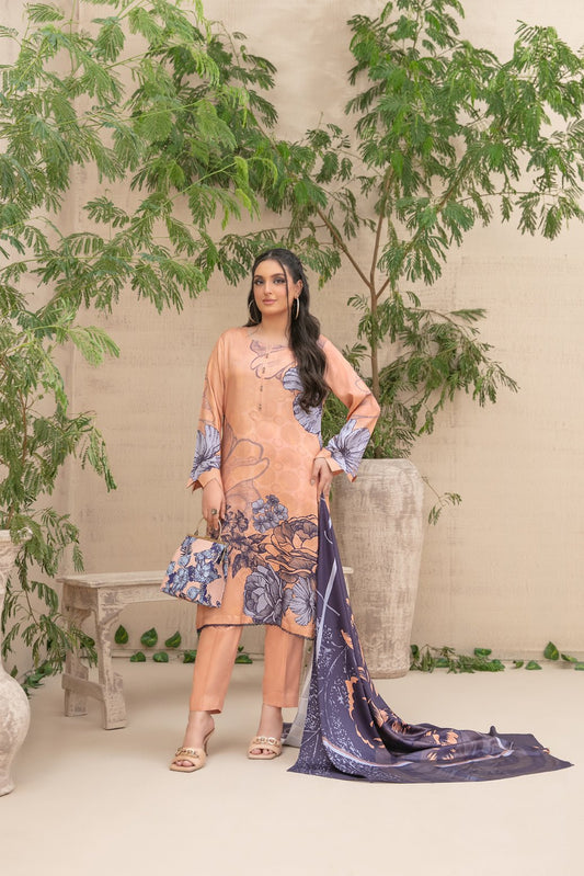 TAWAKAL Layina New Arrival Designer Stitched Dress D - 5087 - Libaas Fabrics