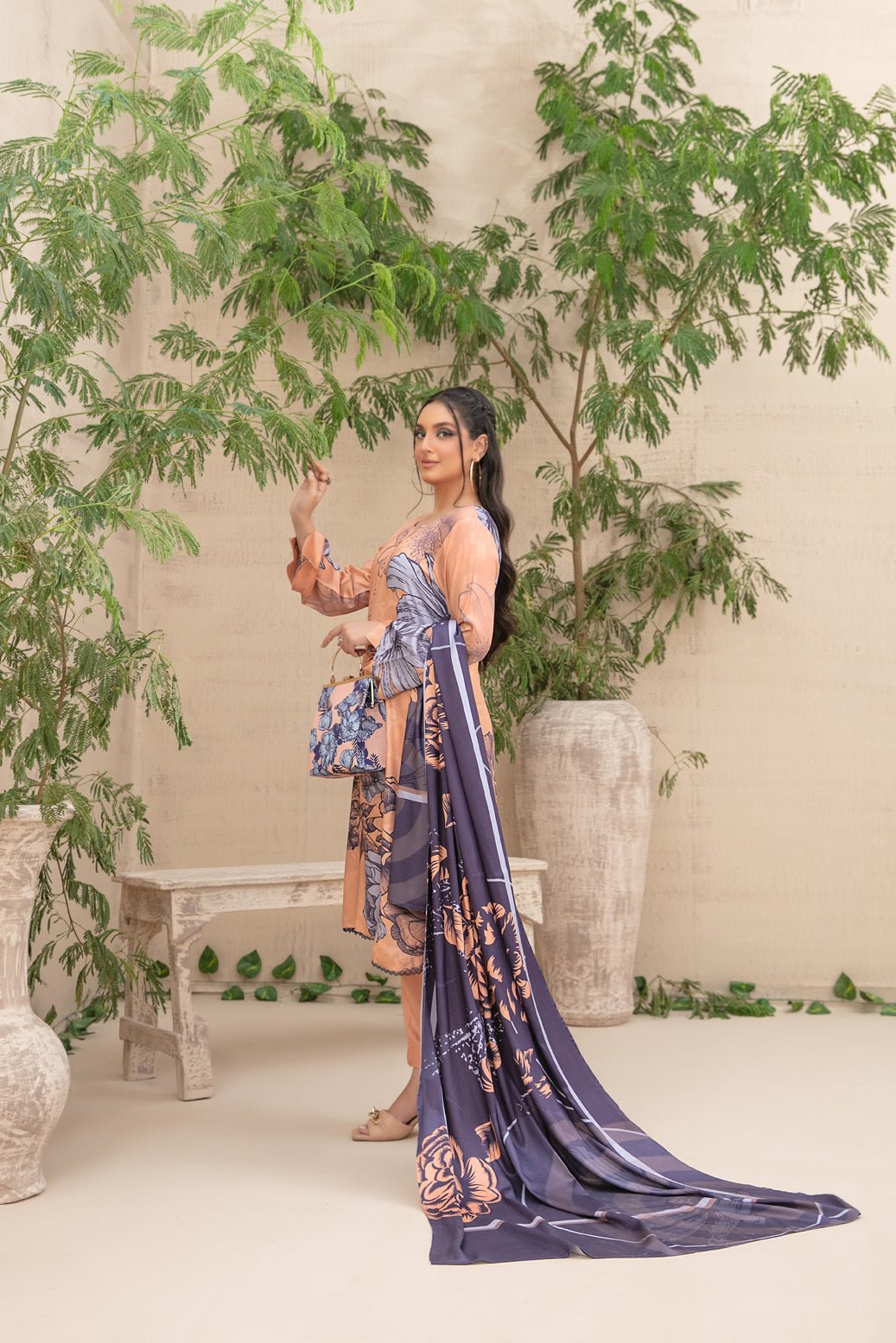 TAWAKAL Layina New Arrival Designer Stitched Dress D - 5087 - Libaas Fabrics