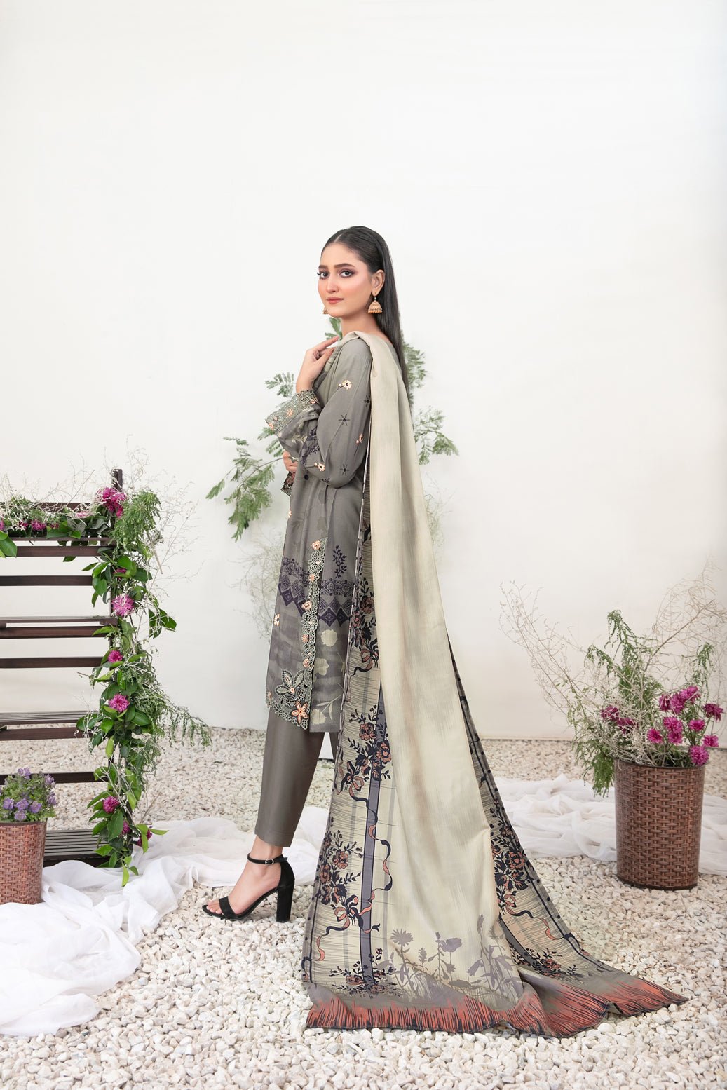 TAWAKAL suhaila New Arrival Designer Stitched Dress D - 3701 - Libaas Fabrics