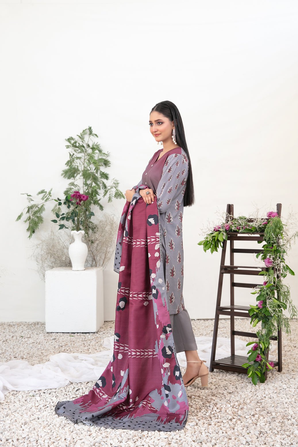 TAWAKAL suhaila New Arrival Designer Stitched Dress D - 3705 - Libaas Fabrics