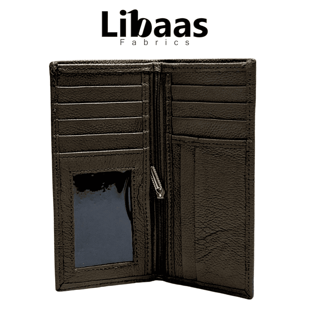 Travel Wallet – Genuine Leather Organizer - Libaas Fabrics