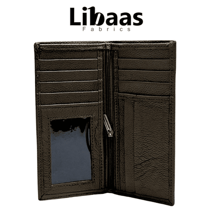 Travel Wallet – Genuine Leather Organizer - Libaas Fabrics