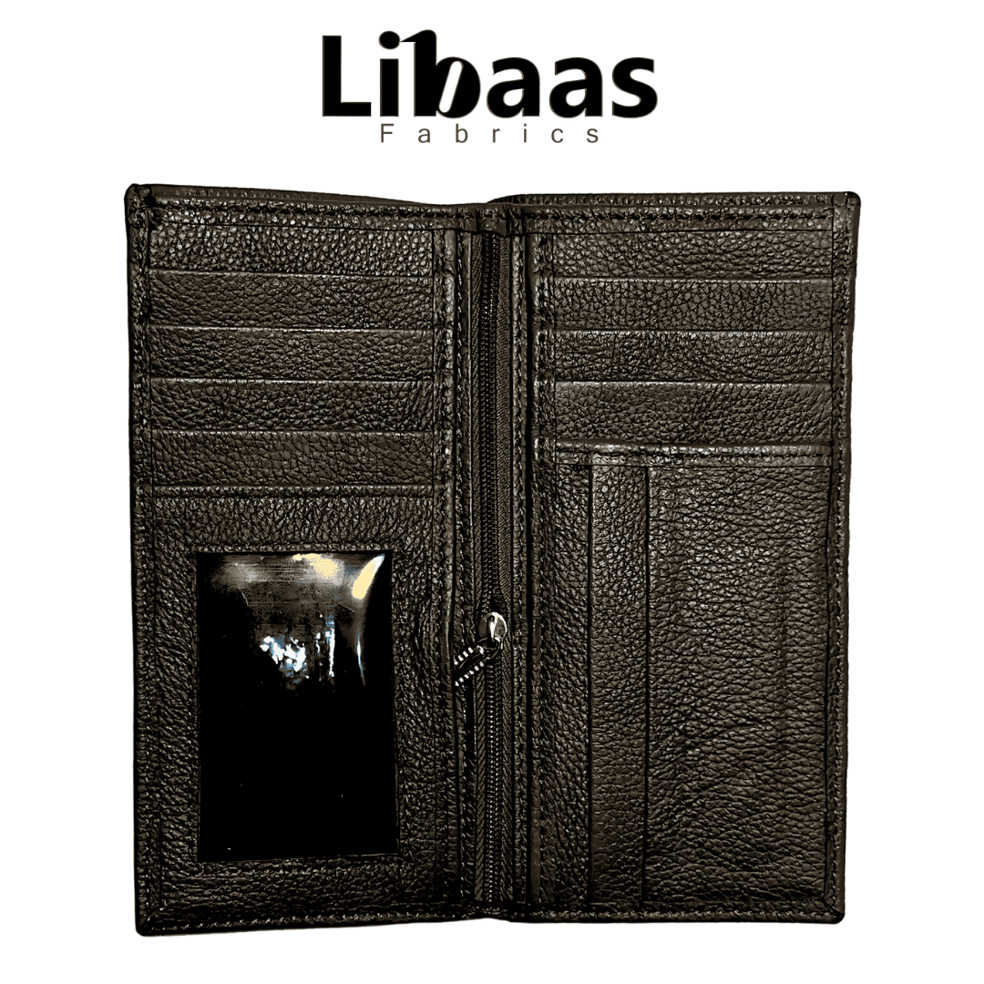 Travel Wallet – Genuine Leather Organizer - Libaas Fabrics