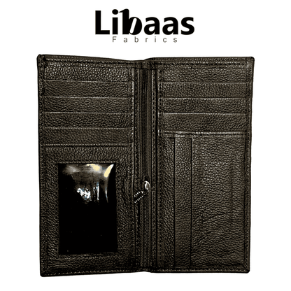 Travel Wallet – Genuine Leather Organizer - Libaas Fabrics