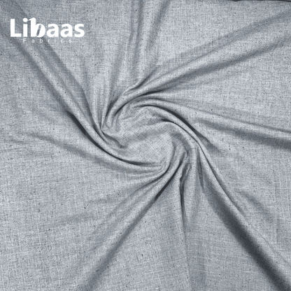 Ultimate High Twist Blend Kashmiri Wool – Glacier Speckle Gray (Premium Imported) - Libaas Fabrics