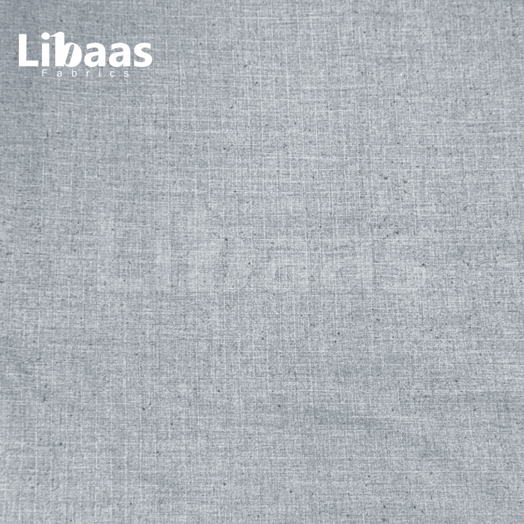 Ultimate High Twist Blend Kashmiri Wool – Glacier Speckle Gray (Premium Imported) - Libaas Fabrics