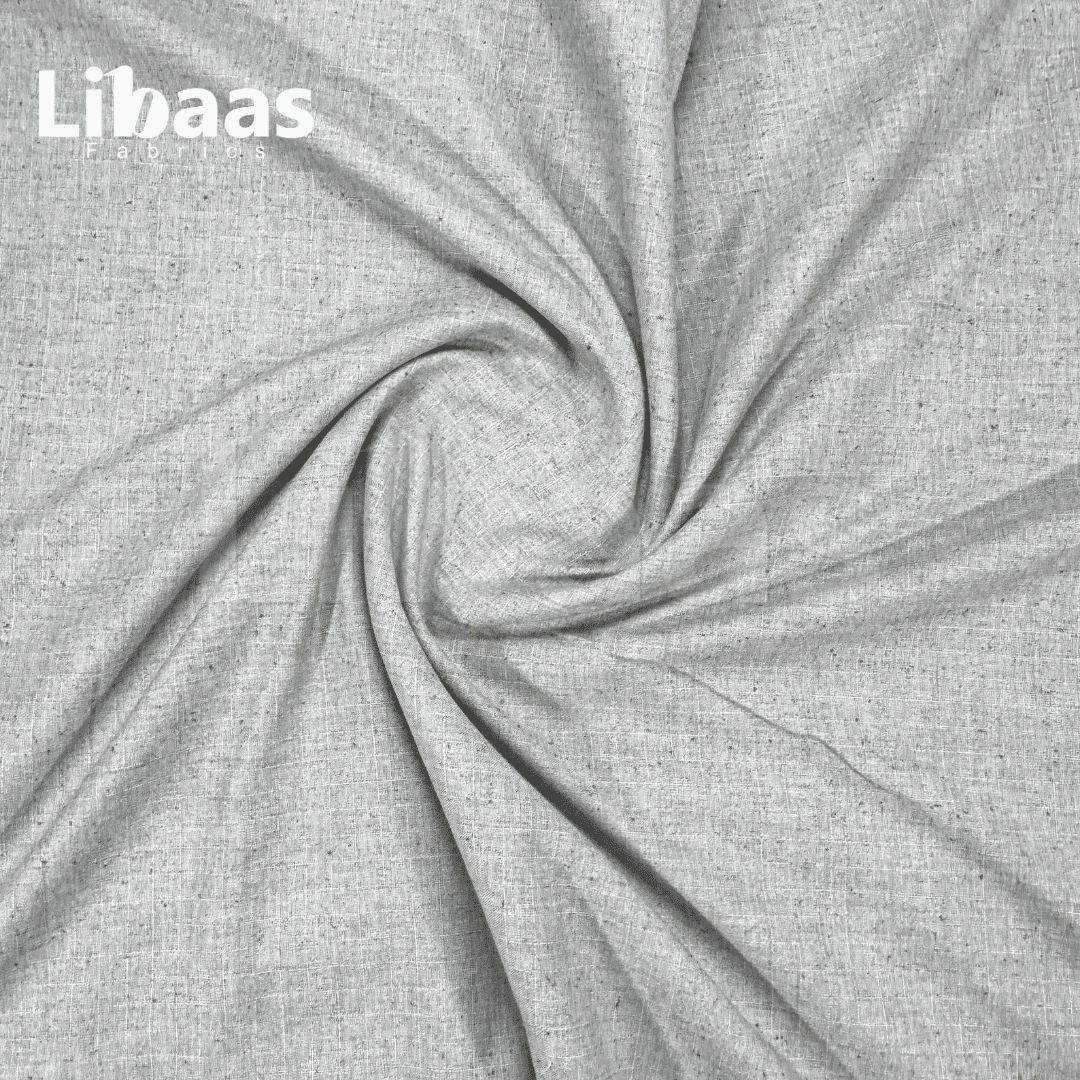 Ultimate High Twist Blend Kashmiri Wool – Silver Fog Gray (Premium Imported) - Libaas Fabrics