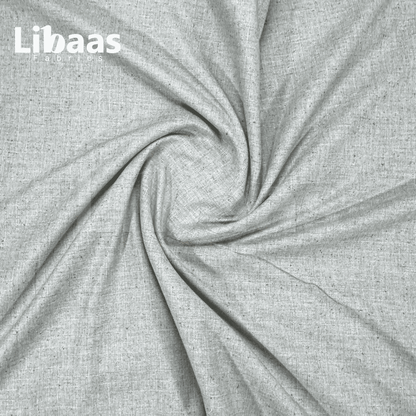 Ultimate High Twist Blend Kashmiri Wool – Silver Fog Gray (Premium Imported) - Libaas Fabrics