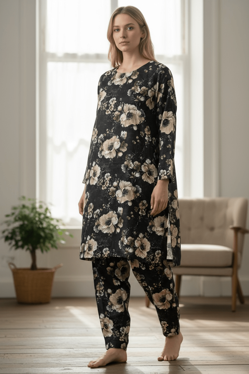 Unstitched 2 Piece Khaddar Fabric – Premium Winter Collection - Libaas Fabrics