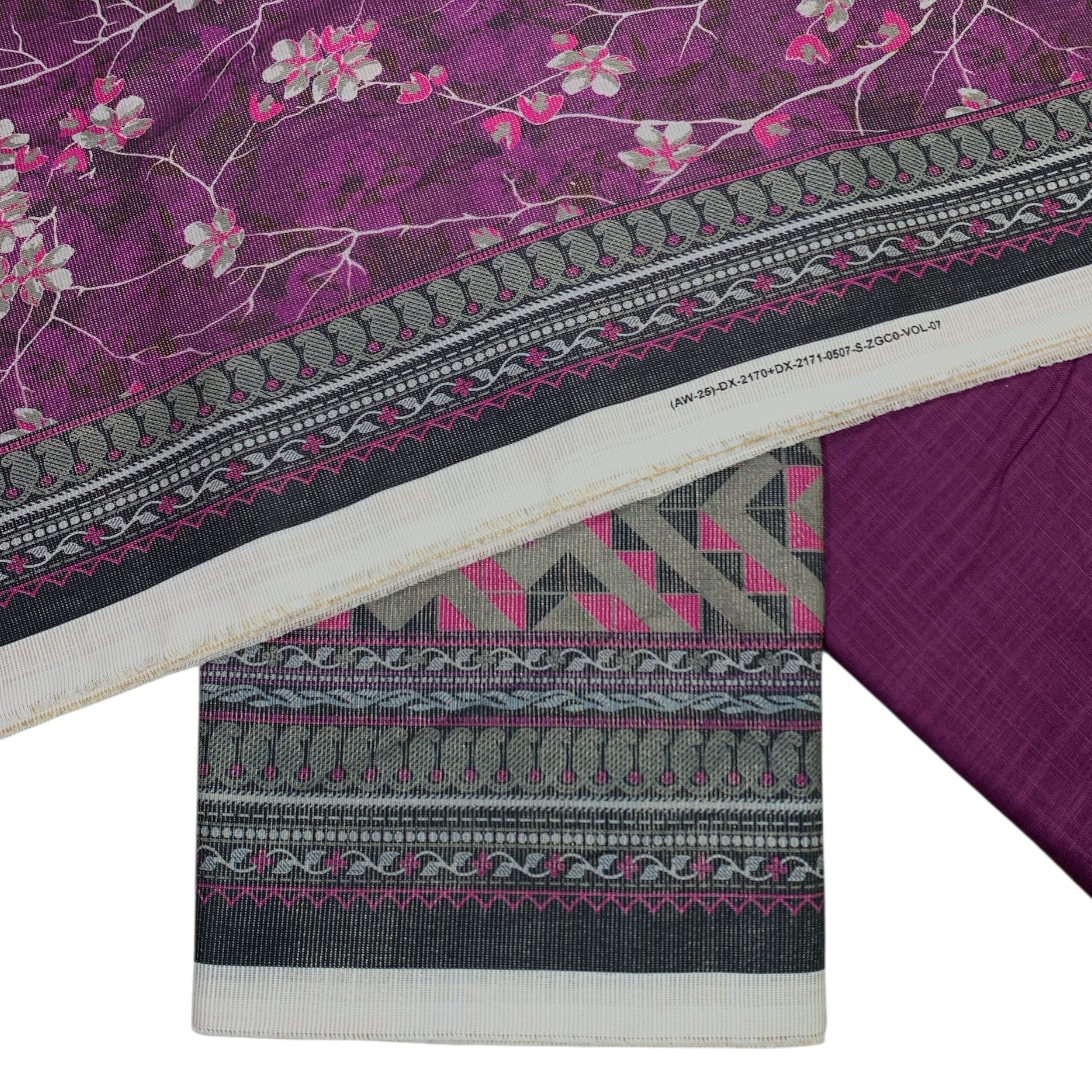 Unstitched 3 Piece Karandi (Chamki) Fabric – Winter Collection - Libaas Fabrics