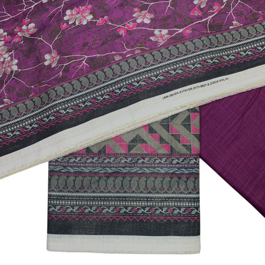 Unstitched 3 Piece Karandi (Chamki) Fabric – Winter Collection - Libaas Fabrics